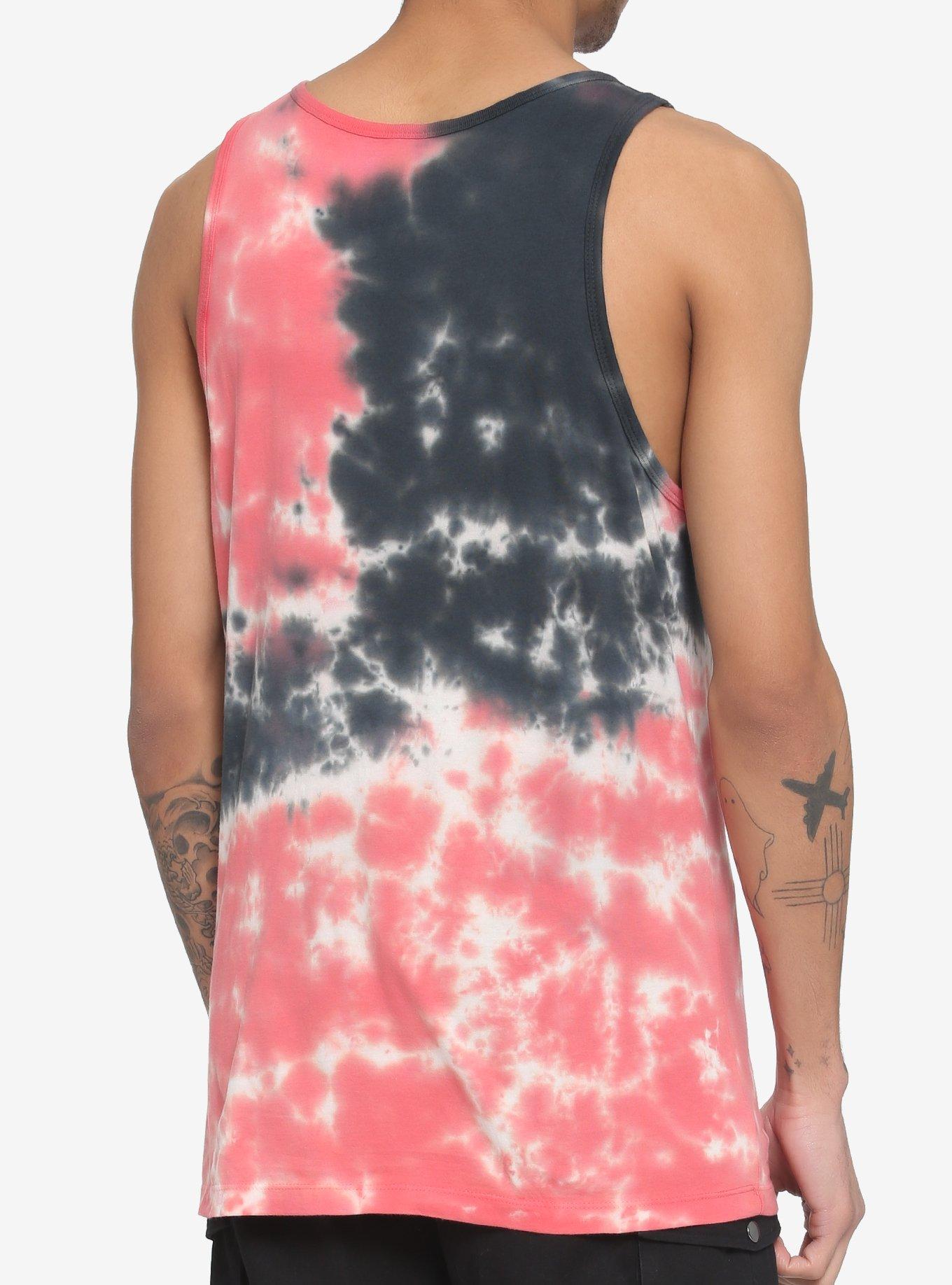 Tokyo Ghoul Mask Tie-Dye Tank Top, MULTI, alternate