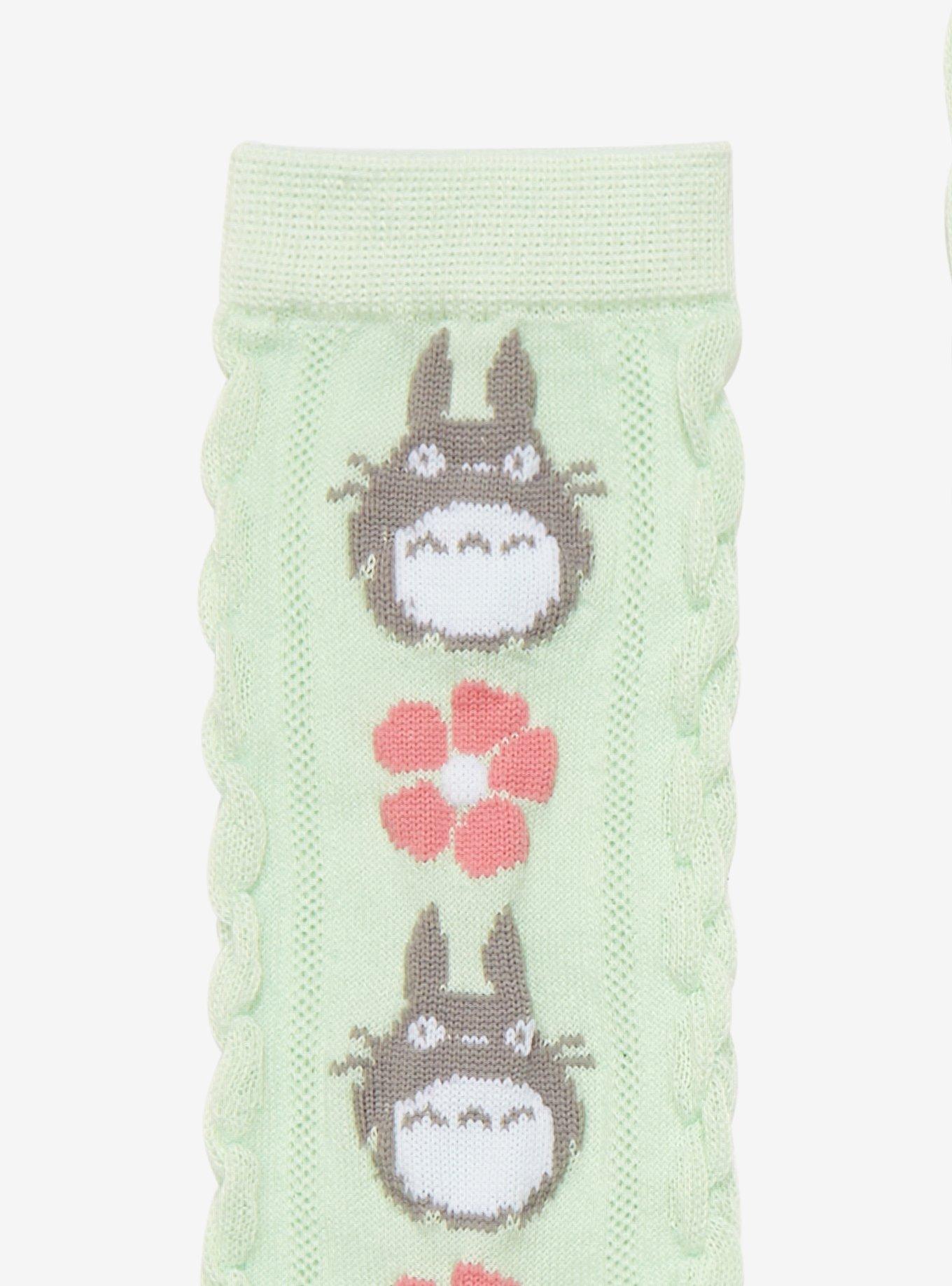 Studio Ghibli My Neighbor Totoro Knit Textured Crew Socks, , alternate