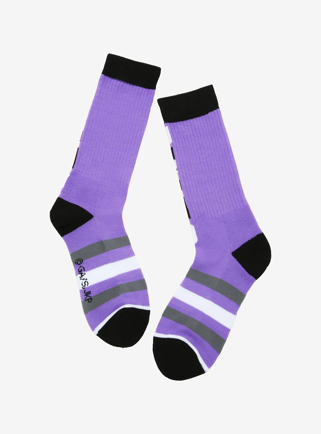 Jujutsu Kaisen Chibi Gojo Satoru Crew Socks, , alternate