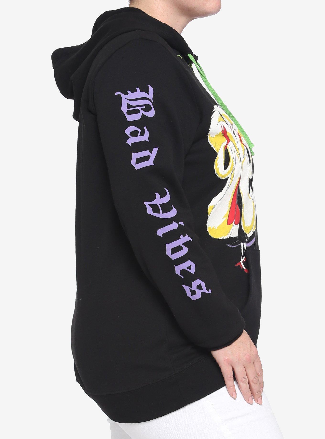 Disney Villains Bad Vibes Girls Hoodie Plus Size, MULTI, alternate