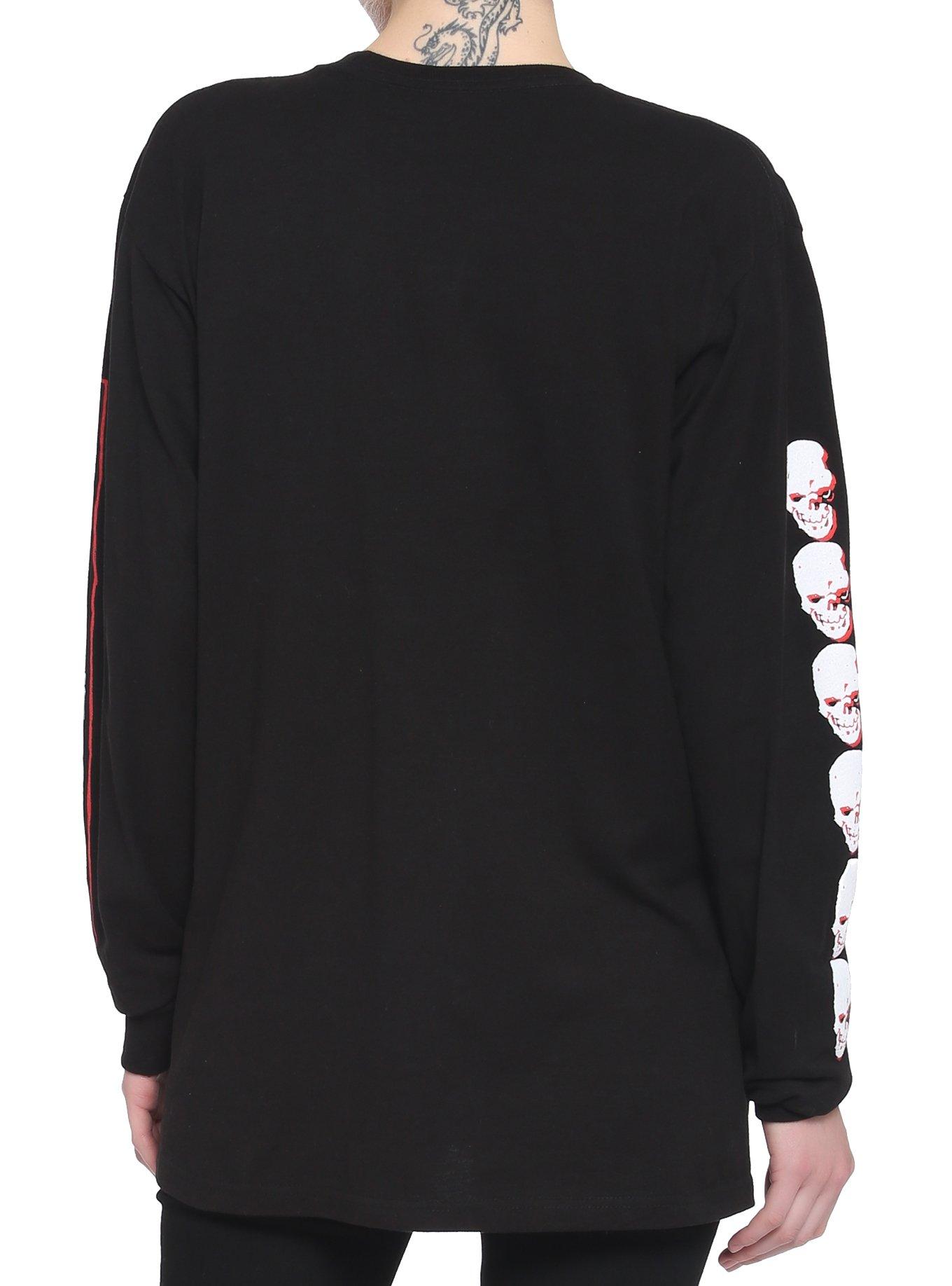 Death Note Ryuk Skull Girls Long-Sleeve T-Shirt, MULTI, alternate