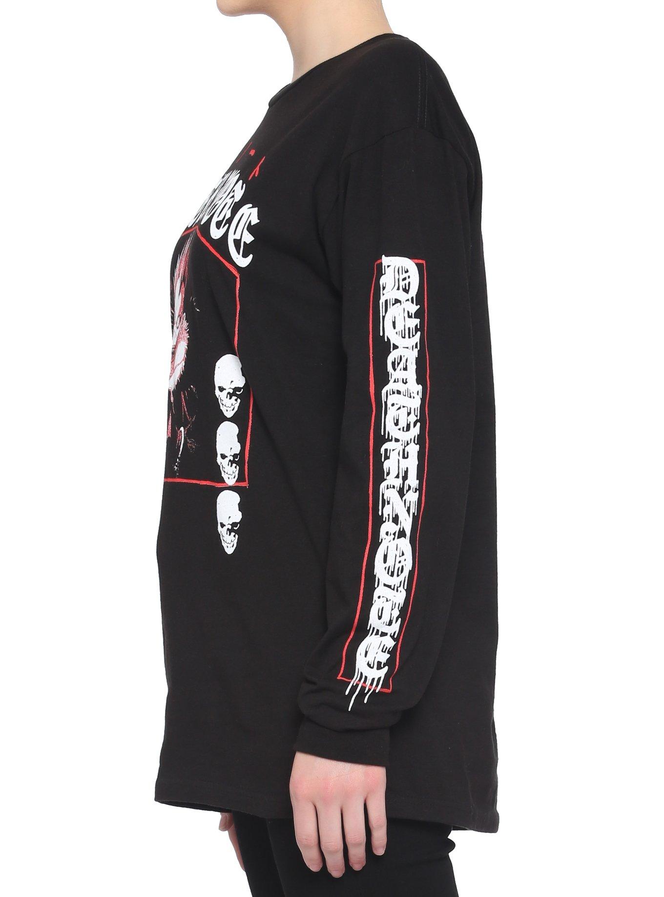 Death Note Ryuk Skull Girls Long-Sleeve T-Shirt, MULTI, alternate