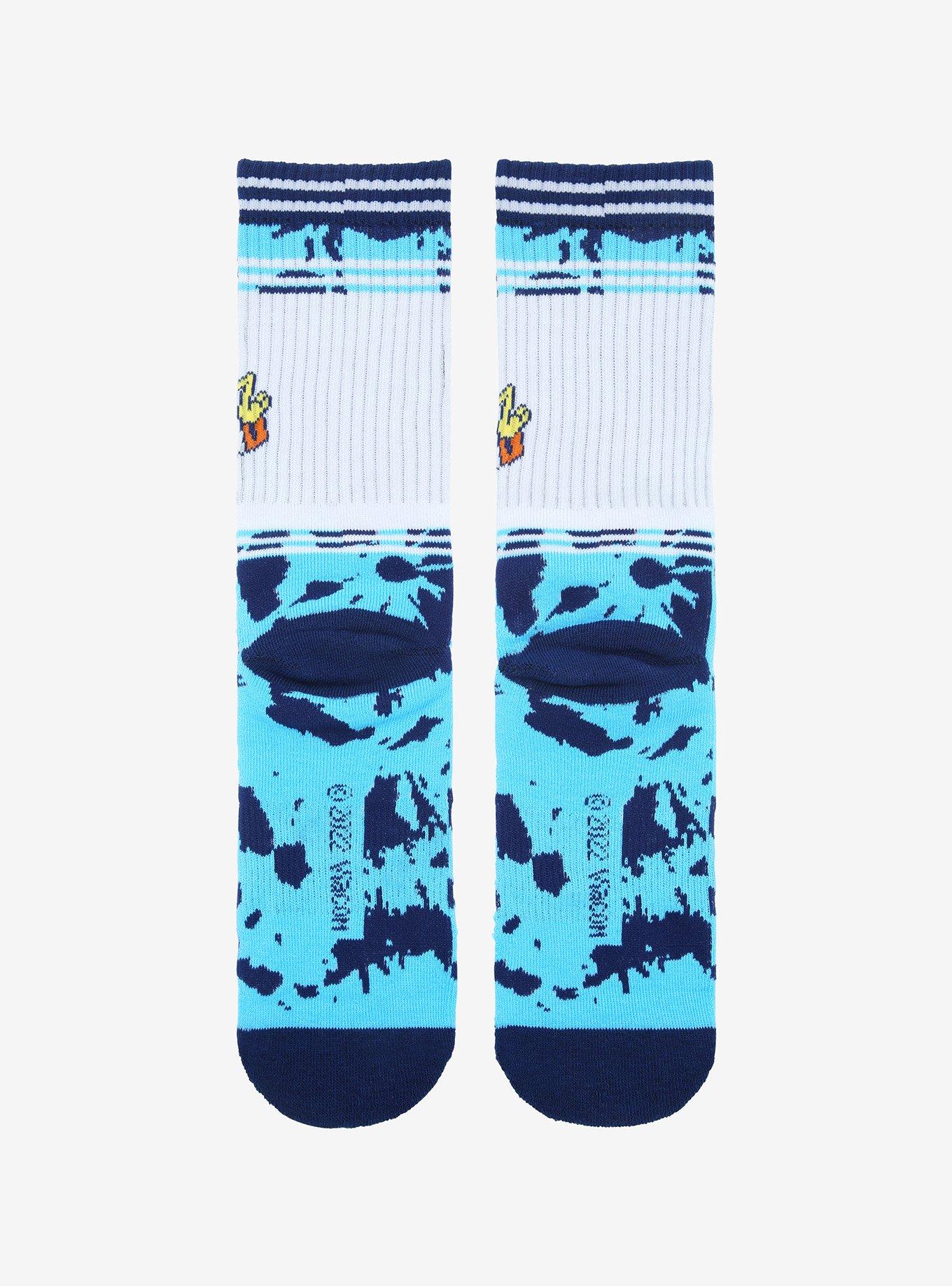 SpongeBob SquarePants Chicken Meme Tie-Dye Crew Socks, , alternate