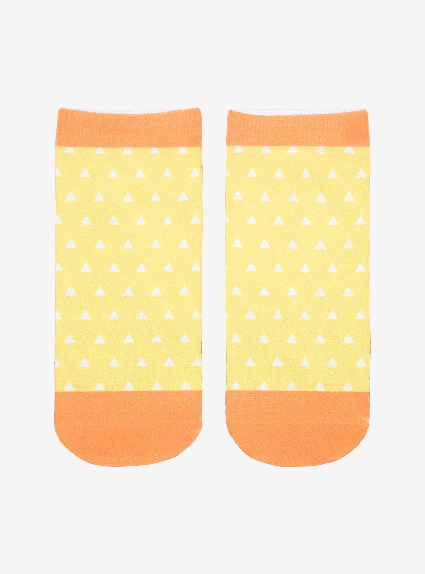 Demon Slayer: Kimetsu No Yaiba Zenitsu No-Show Socks, , alternate