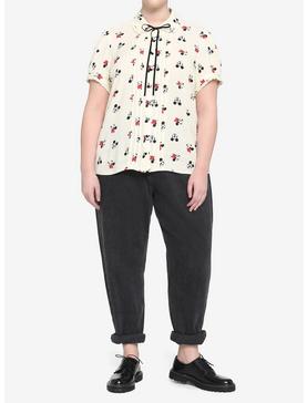 Her Universe Disney Mickey Mouse & Minnie Mouse Girls Woven Button-Up Plus Size, , hi-res