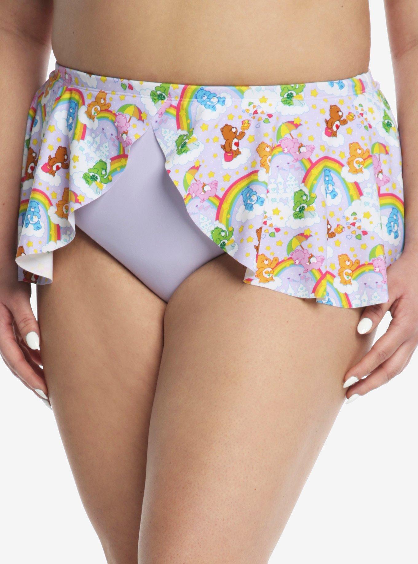 Care Bears Character Skirted Swim Bottom Plus Size, MULTI, alternate
