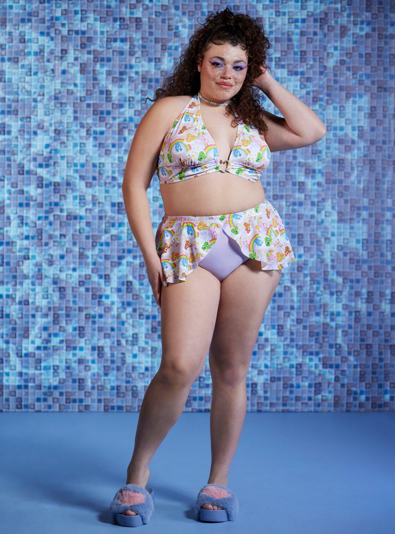 Care Bears Character Skirted Swim Bottom Plus Size, MULTI, alternate
