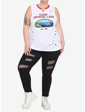 Friday The 13th Destructed Girls Muscle Top Plus Size, , hi-res