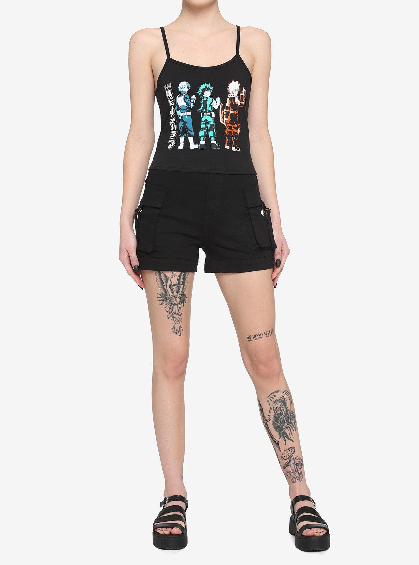 My Hero Academia Trio Girls Crop Cami, MULTI, alternate