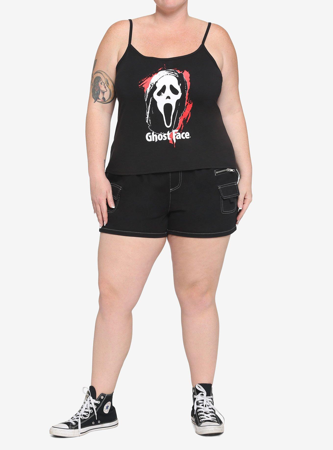 Scream Ghost Face Girls Cami Plus Size, MULTI, alternate