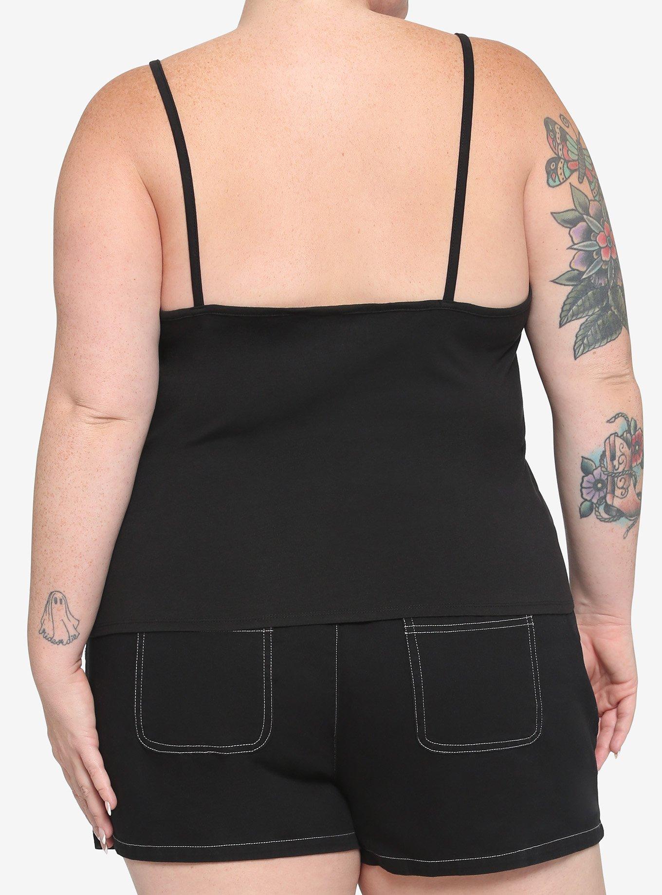 Scream Ghost Face Girls Cami Plus Size, MULTI, alternate