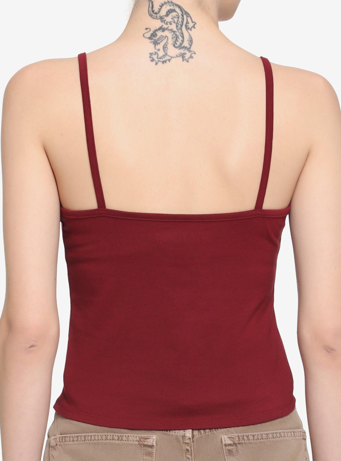 Harry Potter Gryffindor Girls Strappy Crop Tank Top, MULTI, alternate