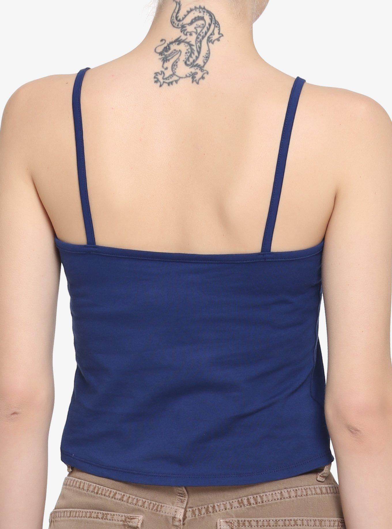 Harry Potter Ravenclaw Girls Strappy Crop Tank Top, MULTI, alternate