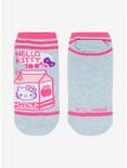 Hello Kitty Milk Carton No-Show Socks, , alternate