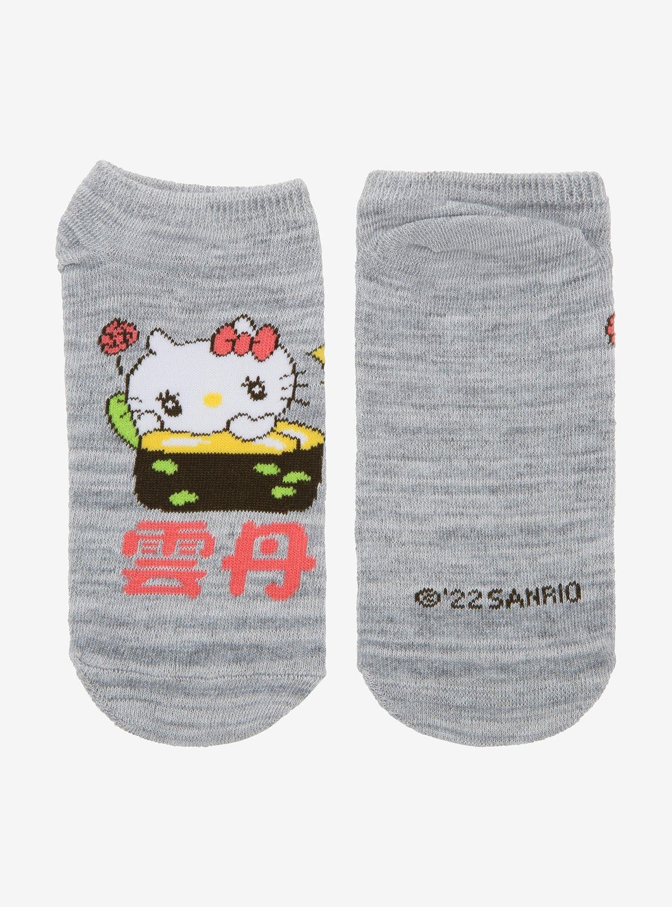Hello Kitty Uni Sushi No-Show Socks, , alternate