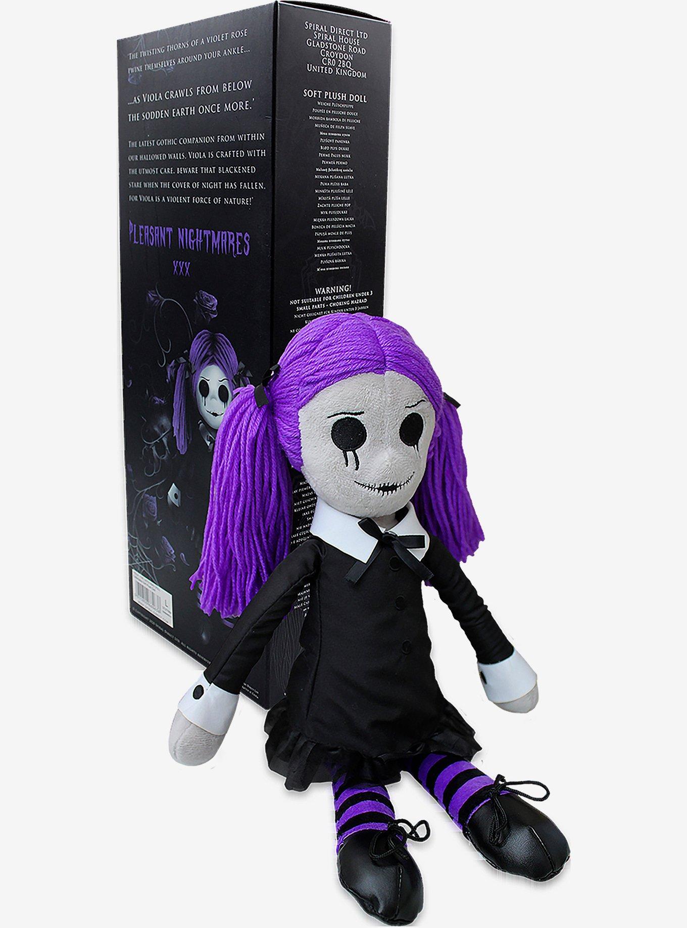 Viola The Goth Rag Doll Plush, , alternate