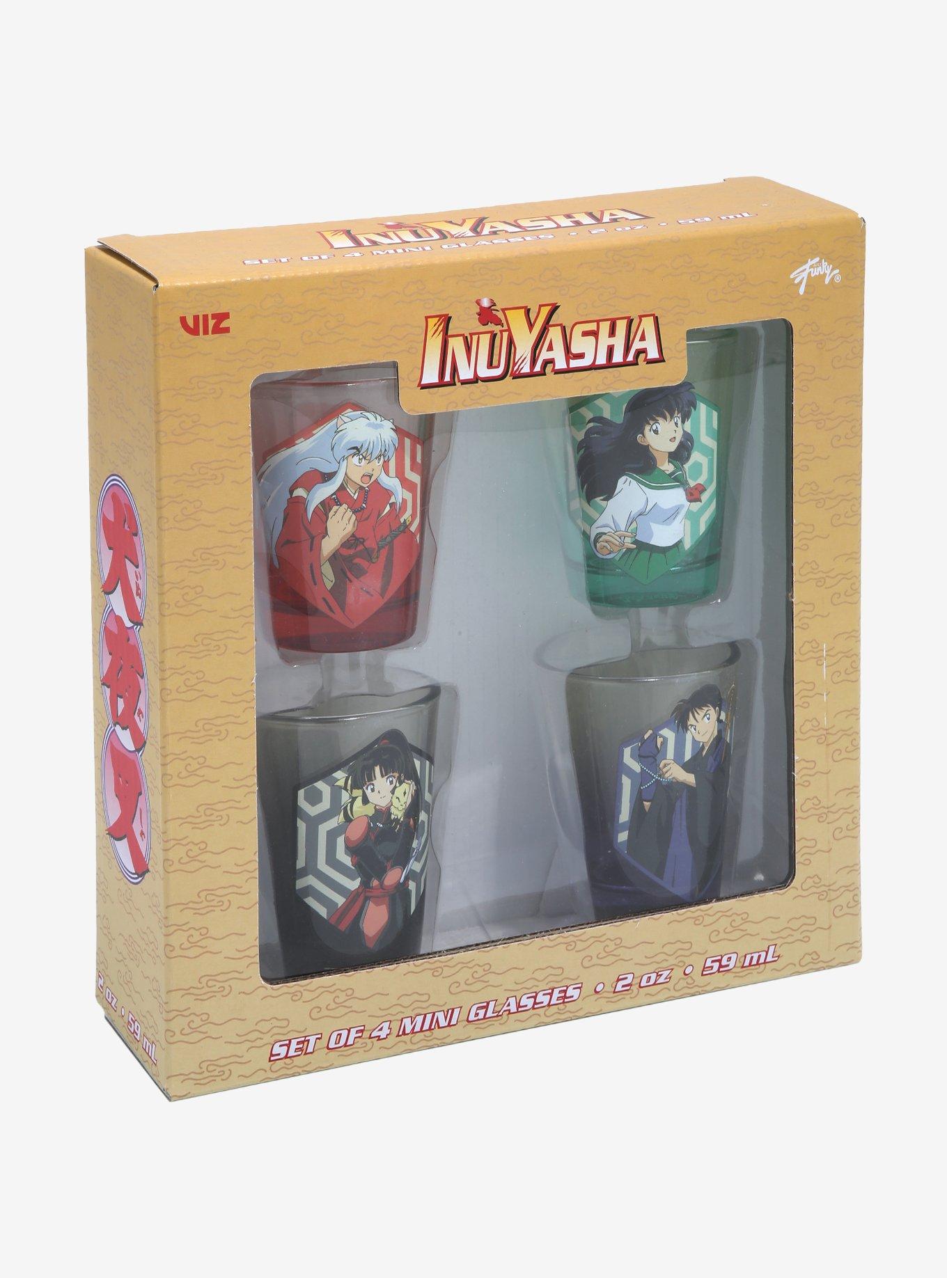 InuYasha Character Portraits Ombre Mini Glass Set, , alternate
