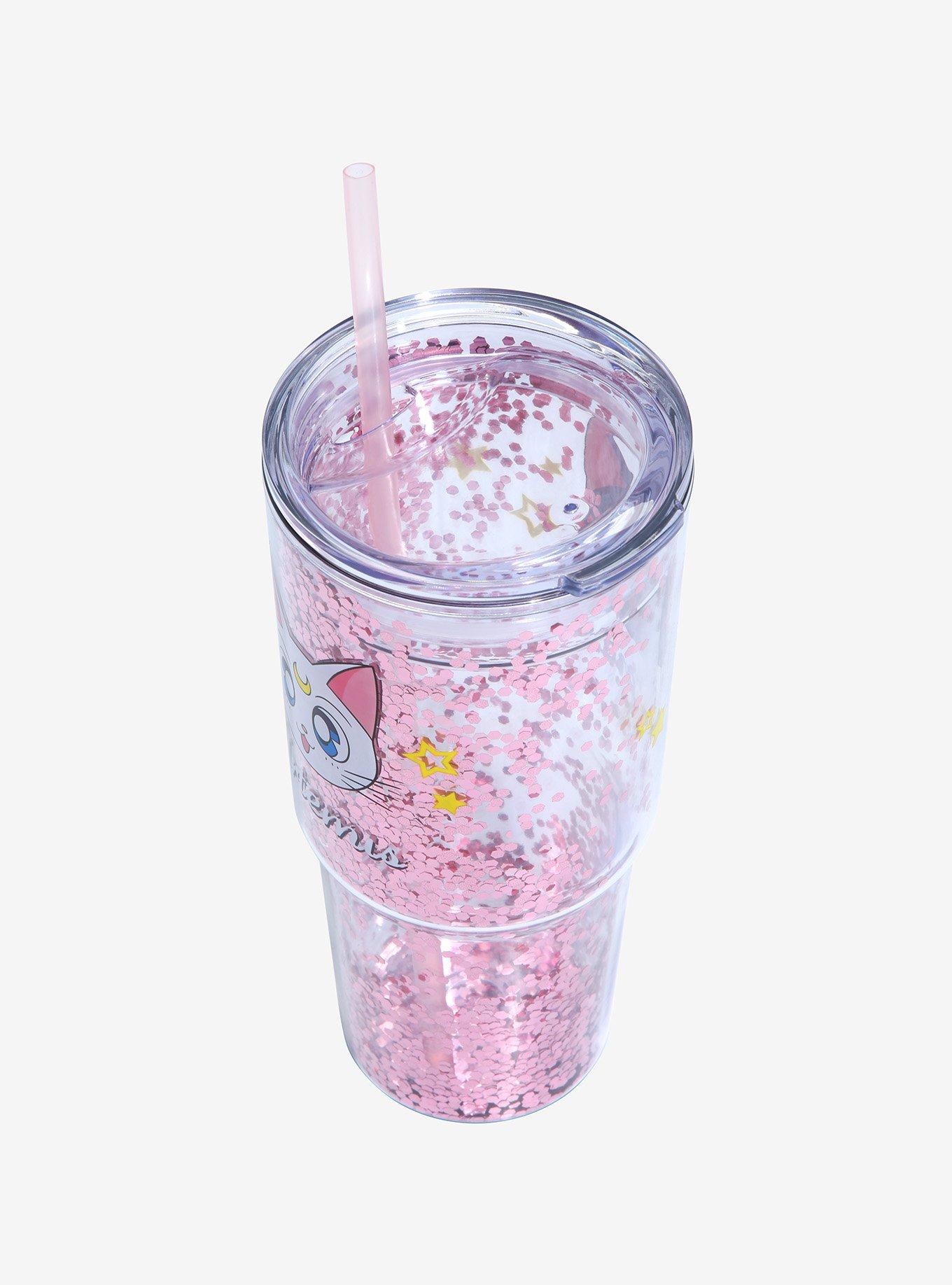 Sailor Moon Luna & Artemis Glitter Tumbler, , alternate