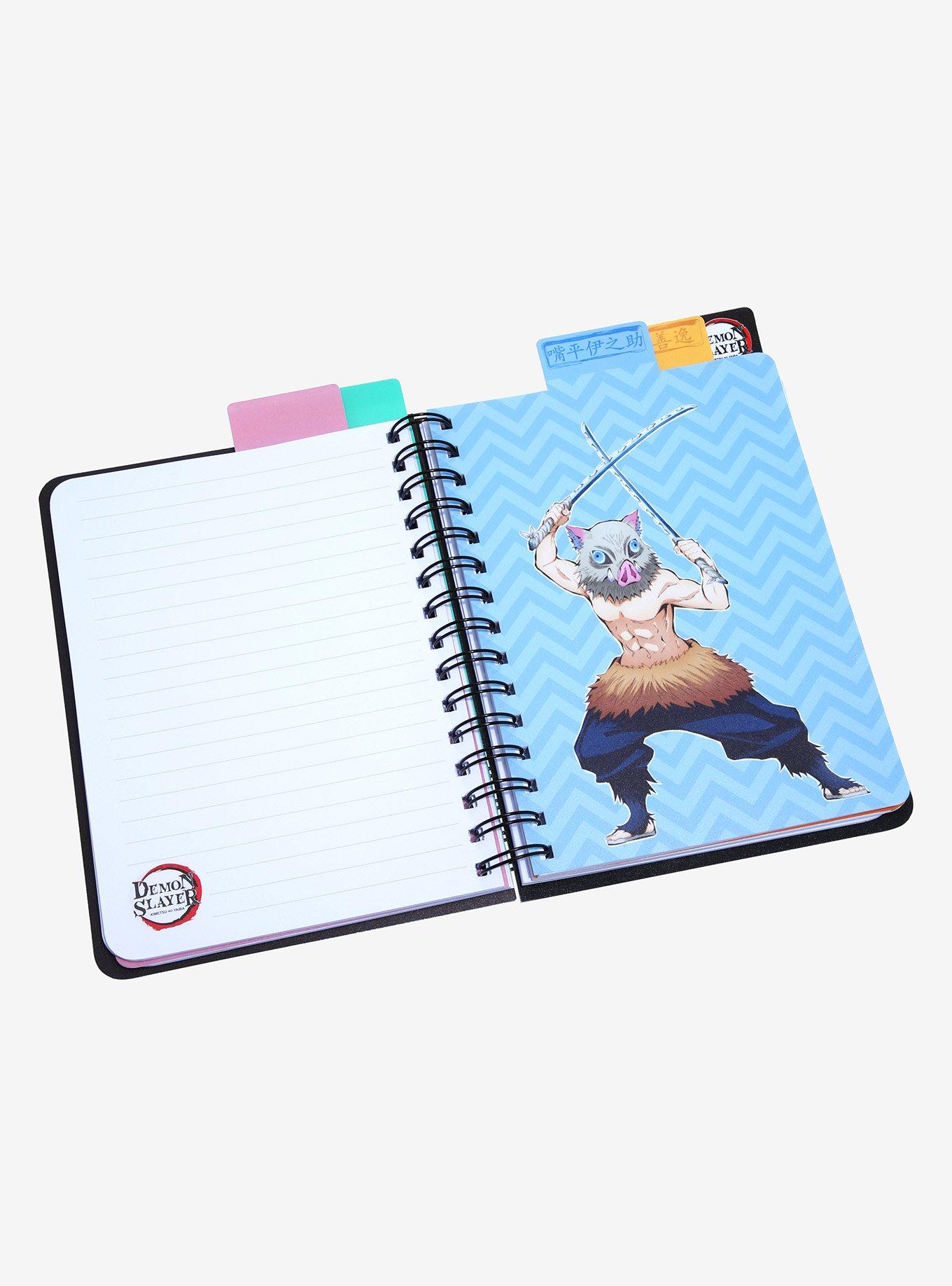 Demon Slayer: Kimetsu no Yaiba Tanjiro Kamado Water Breathing Tab Journal, , alternate
