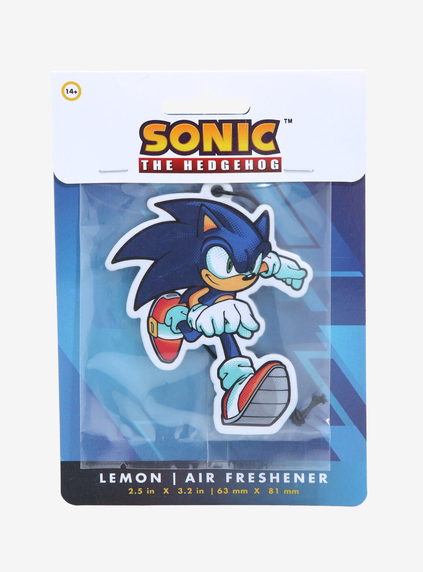 Sonic the Hedgehog Running Sonic Lemon Scented Air Freshener, , alternate