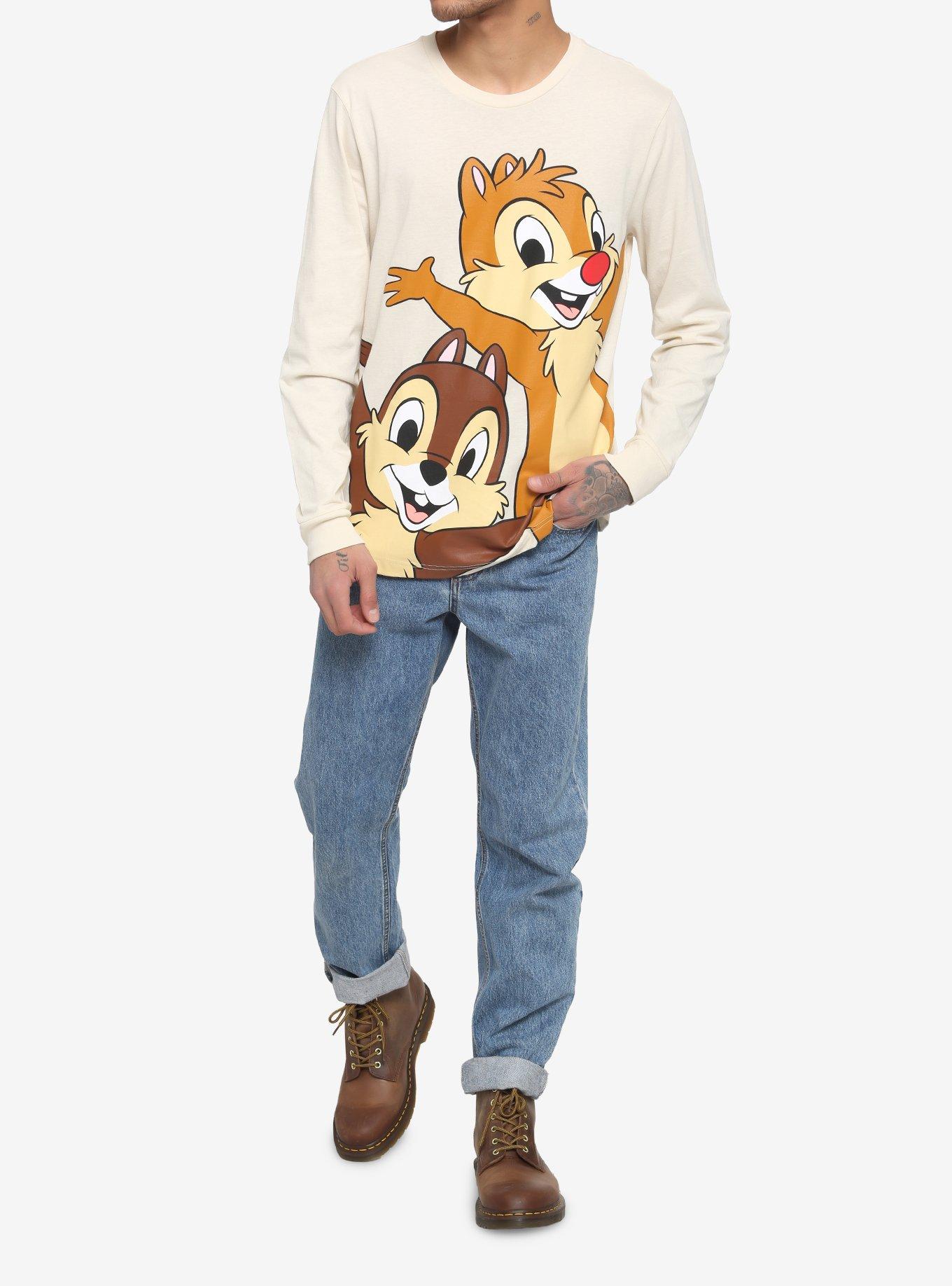 Our Universe Disney Chip 'N' Dale Jumbo Print Long-Sleeve T-Shirt, MULTI, alternate