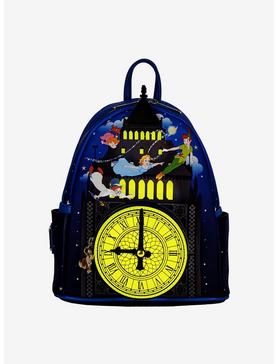Loungefly Disney Peter Pan Clock Glow-In-The-Dark Mini Backpack, , hi-res
