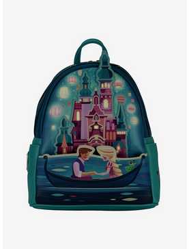 Loungefly Disney Tangled Rapunzel Castle Glow-In-The-Dark Mini Backpack, , hi-res