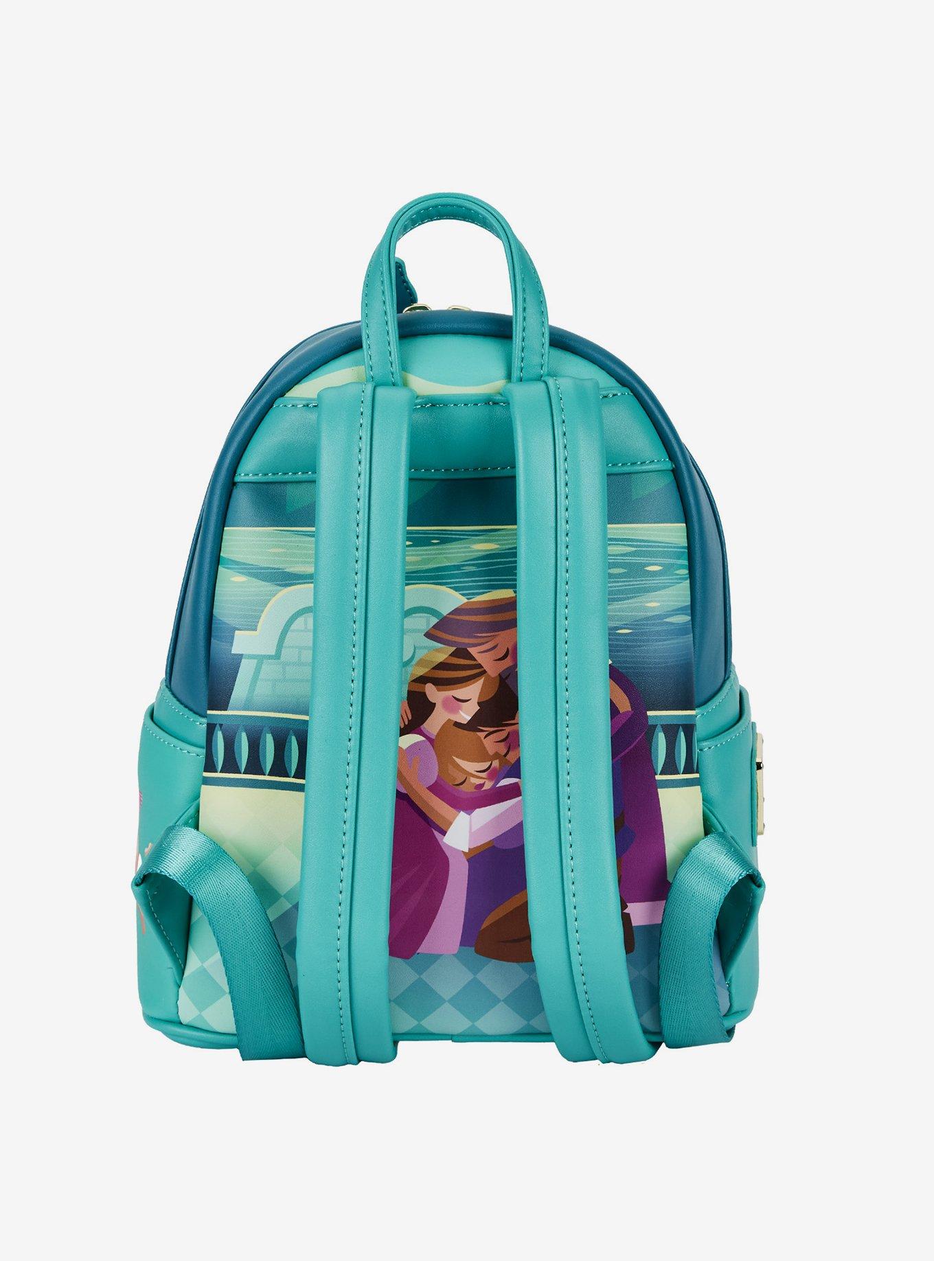 Loungefly Disney Tangled Rapunzel Castle Glow-In-The-Dark Mini Backpack, , alternate