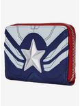 Loungefly Marvel The Falcon And The Winter Soldier Captain American Zipper Wallet, , alternate