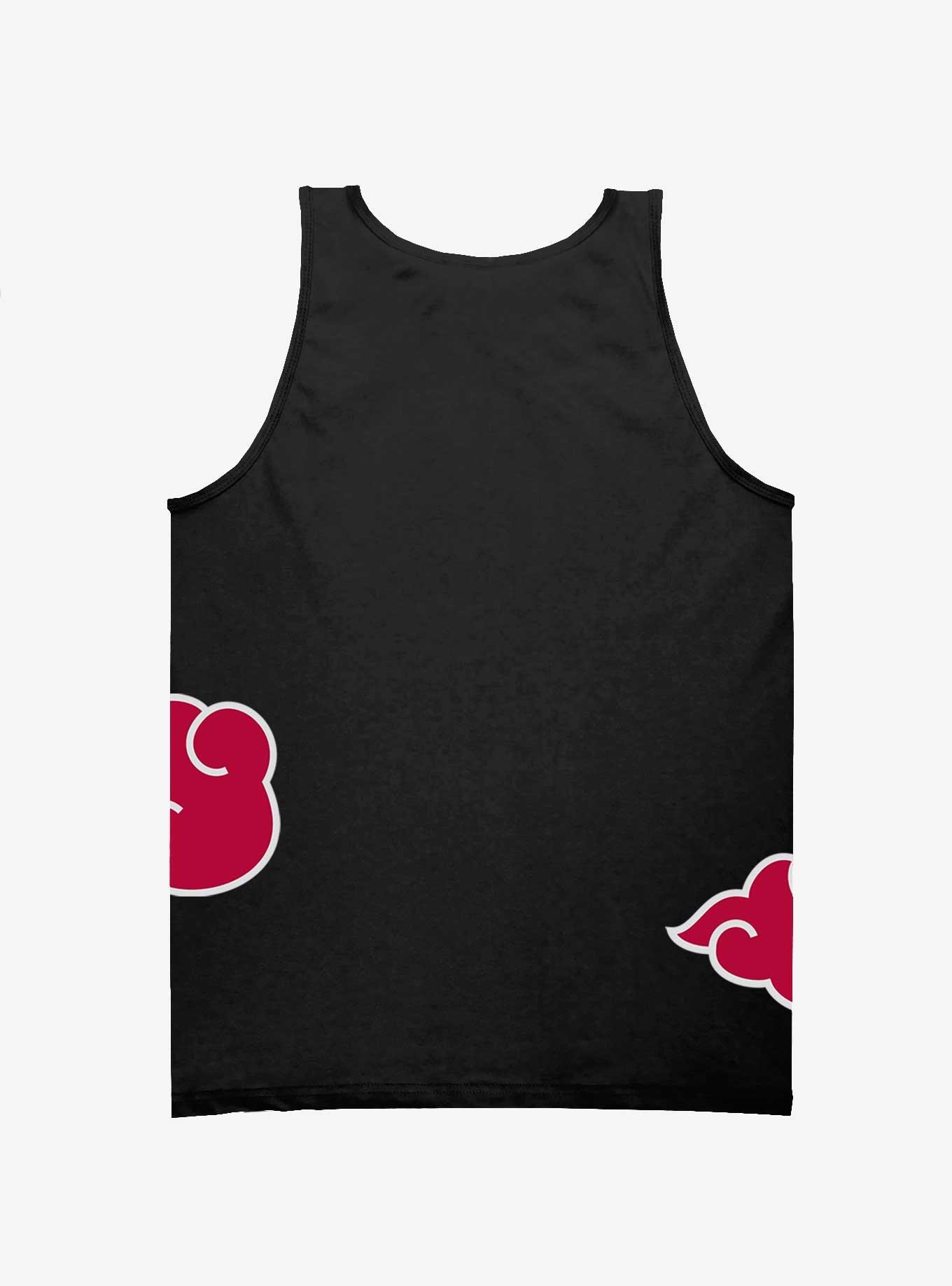 Naruto Shippuden Akatsuki Clouds Tank Top, BLACK, alternate