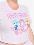 Fruits Basket Trio T-Shirt & Shorts Girls Lounge Set Plus Size, MULTI, alternate