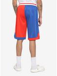 My Hero Academia Todoroki Split Basketball Shorts, BLUE, alternate