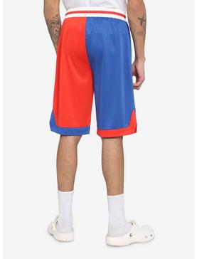 Plus Size My Hero Academia Todoroki Split Basketball Shorts, , hi-res