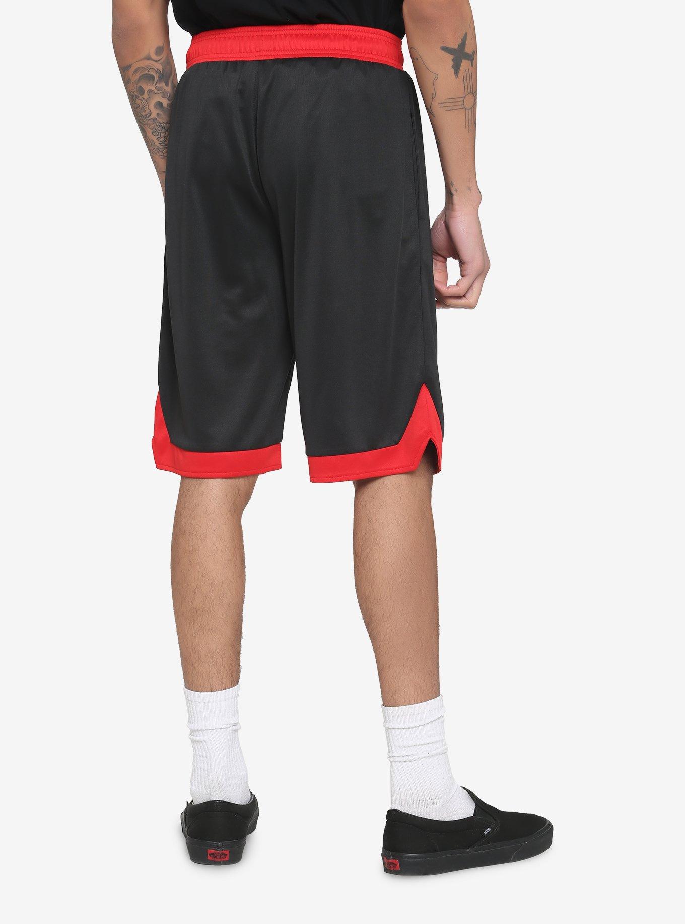 Naruto Shippuden Akatsuki Basketball Shorts, MULTI, alternate
