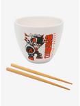 My Hero Academia Chibi Deku & Bakugo Ramen Bowl With Chopsticks, , alternate