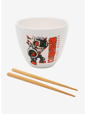 My Hero Academia Chibi Deku & Bakugo Ramen Bowl With Chopsticks, , hi-res
