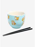 Shiba Inu Ramen Bowl With Chopsticks, , alternate