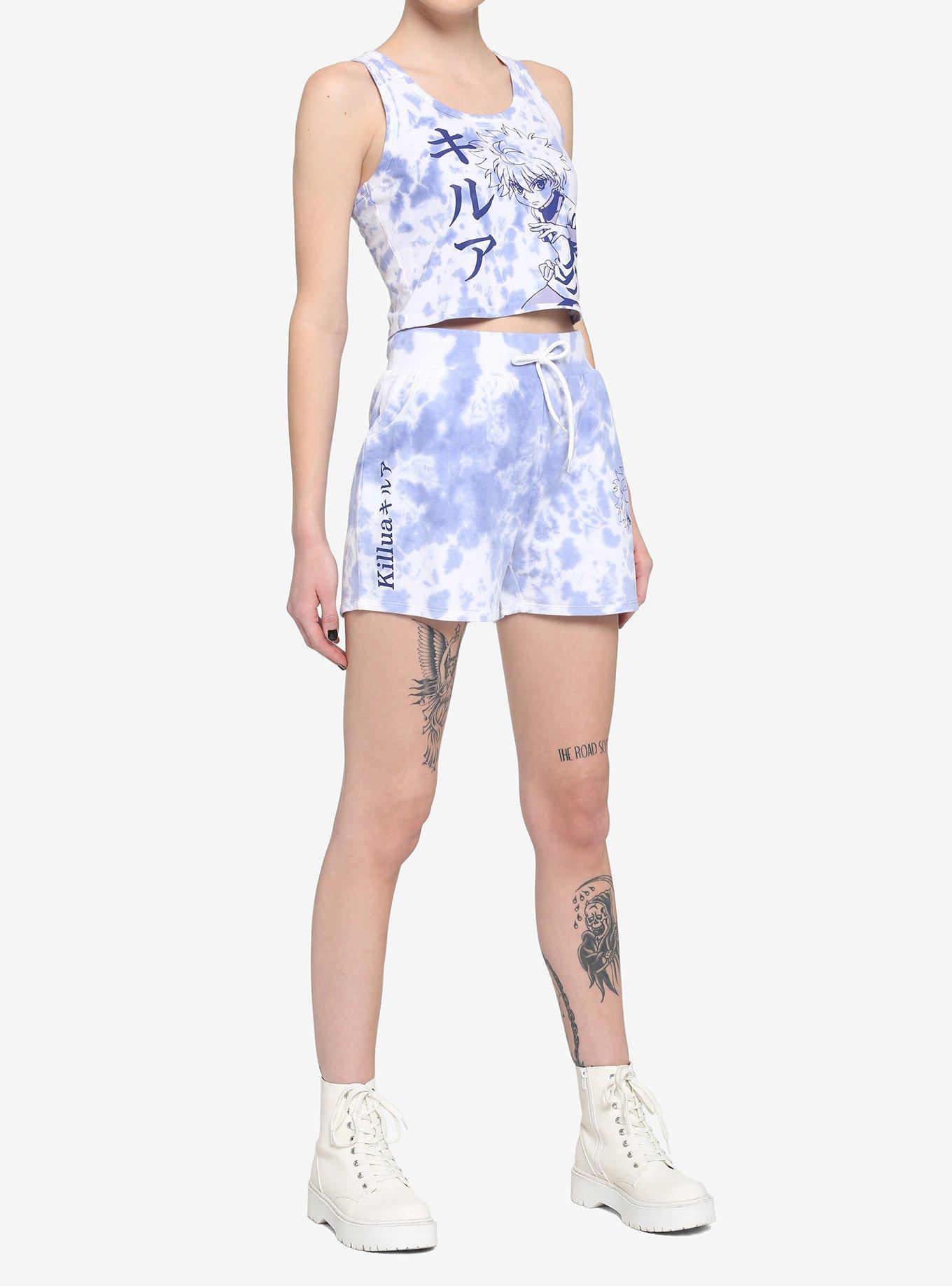 Hunter X Hunter Killua Tie-Dye Girls Lounge Set, MULTI, alternate
