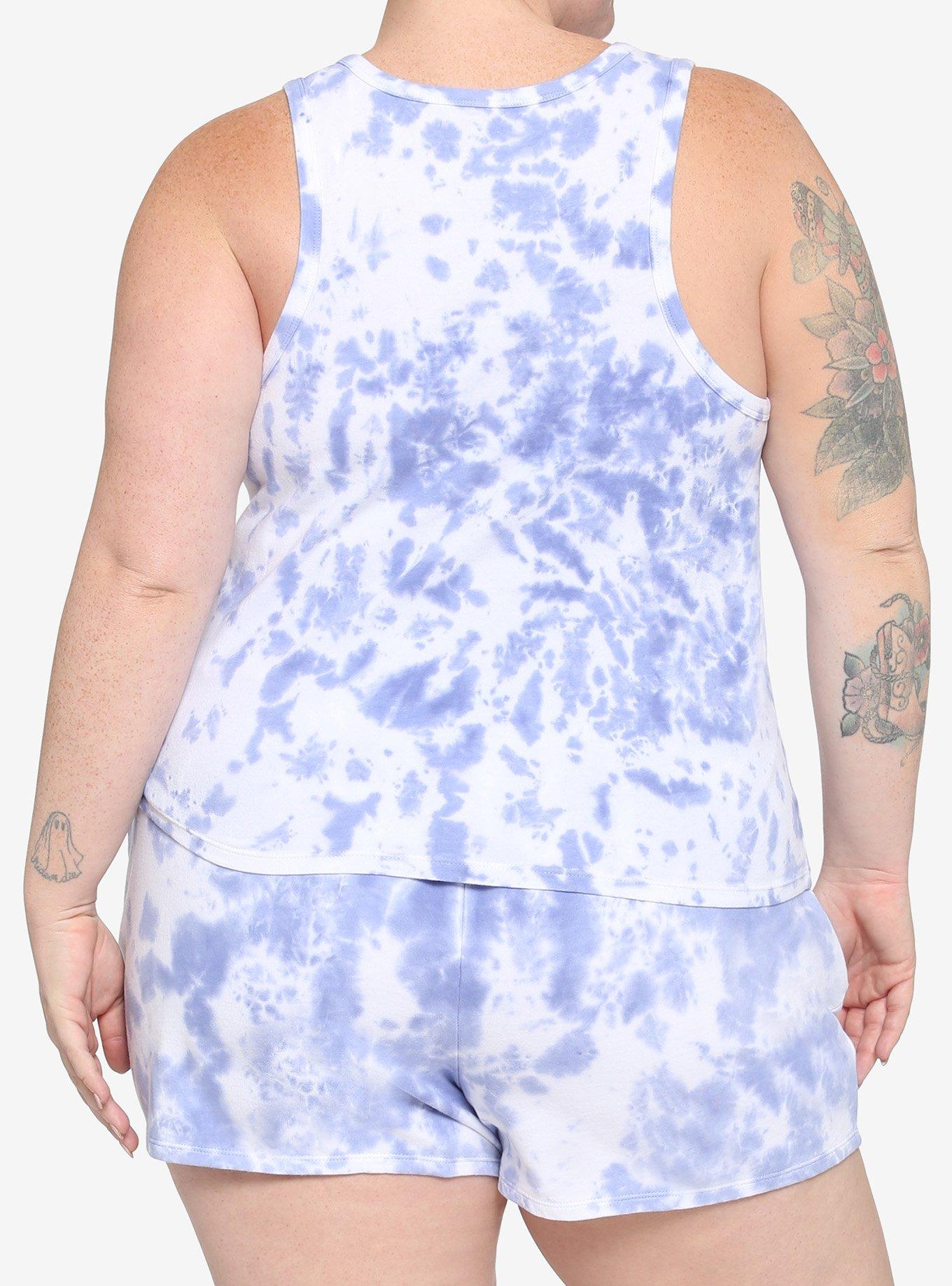 Hunter X Hunter Killua Tie-Dye Girls Lounge Set Plus Size, MULTI, alternate