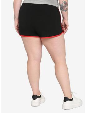 Scream Ghost Face Girl Soft Shorts Plus Size, , hi-res