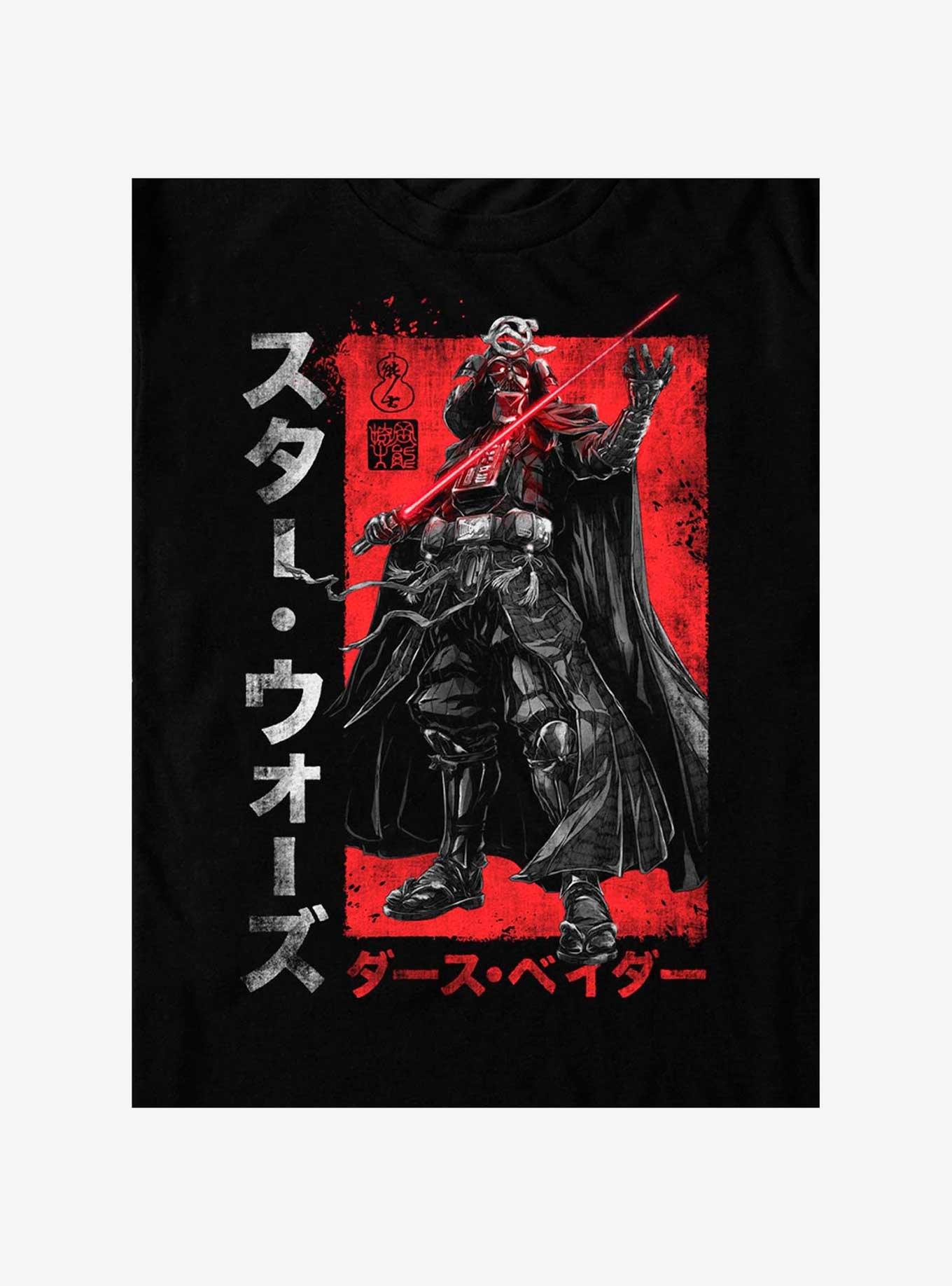 Star Wars: Visions Darth Vader Samurai T-Shirt, BLACK, alternate
