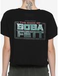 Star Wars The Book Of Boba Fett Throne Girls Crop T-Shirt, MULTI, alternate