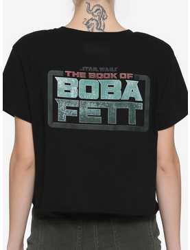 Star Wars The Book Of Boba Fett Throne Girls Crop T-Shirt, , hi-res