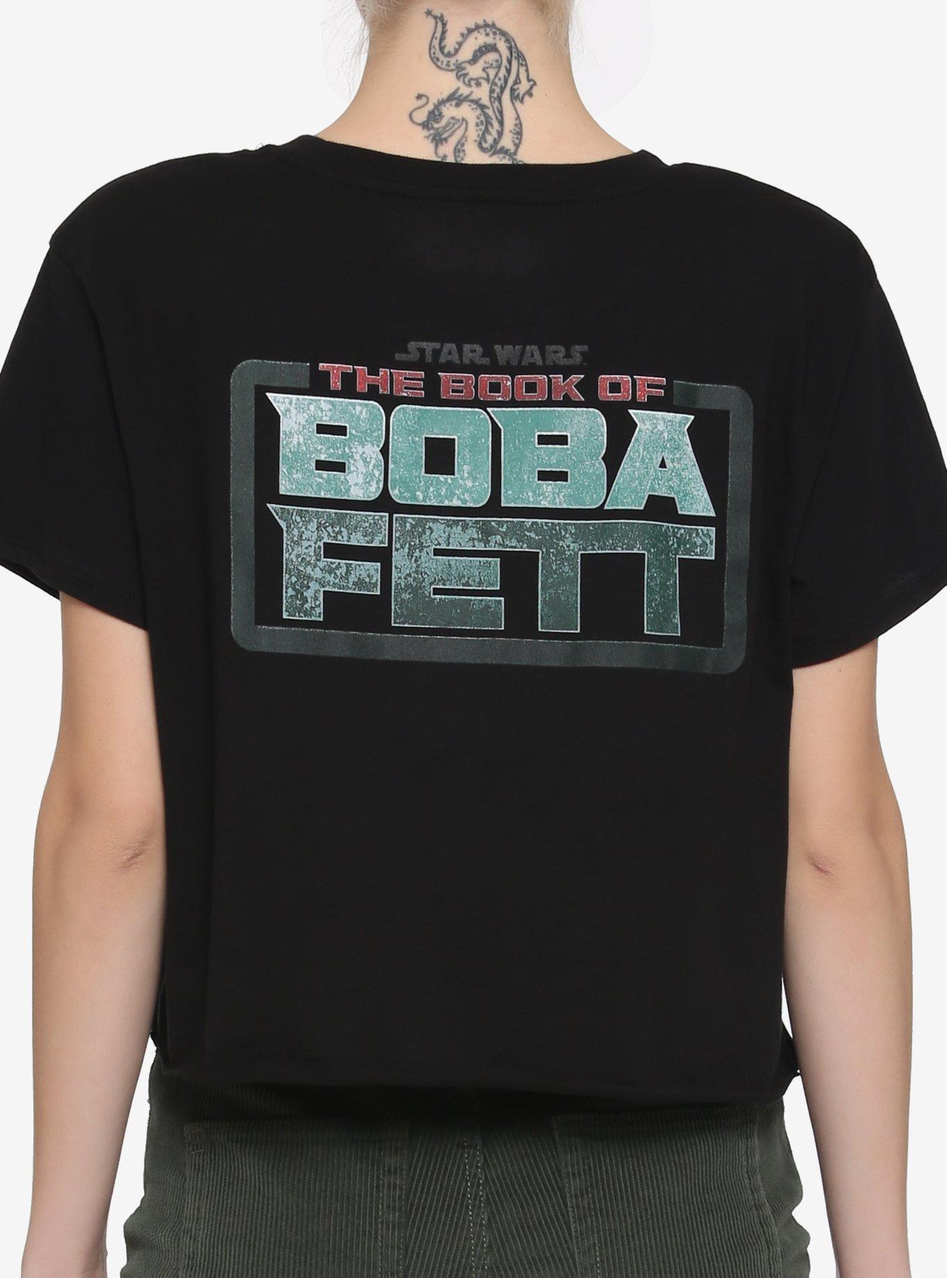 Star Wars The Book Of Boba Fett Throne Girls Crop T-Shirt, MULTI, alternate