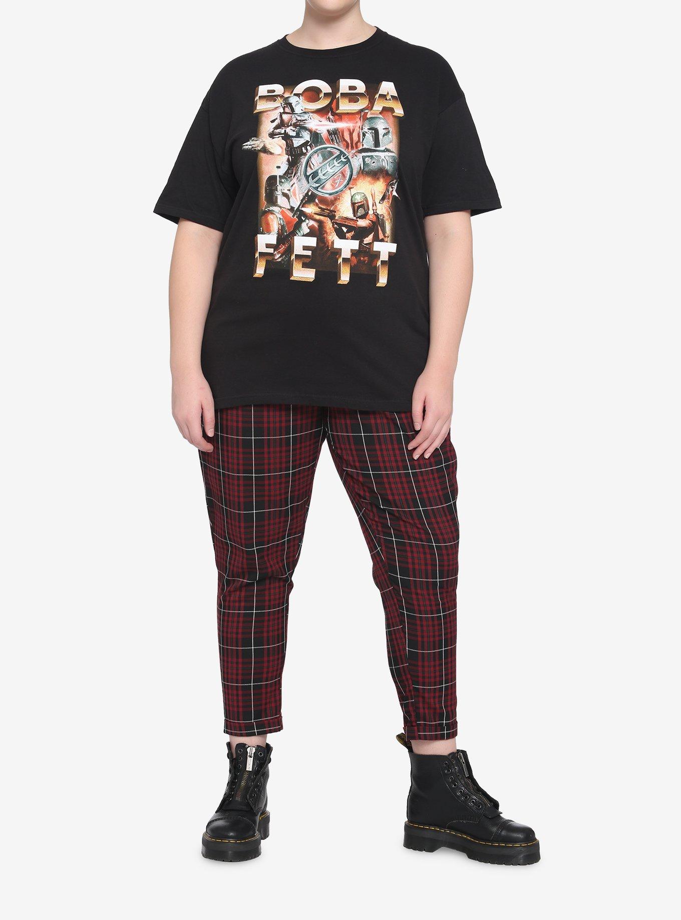 Star Wars Boba Fett '90s Boyfriend Fit Girls T-Shirt Plus Size, MULTI, alternate