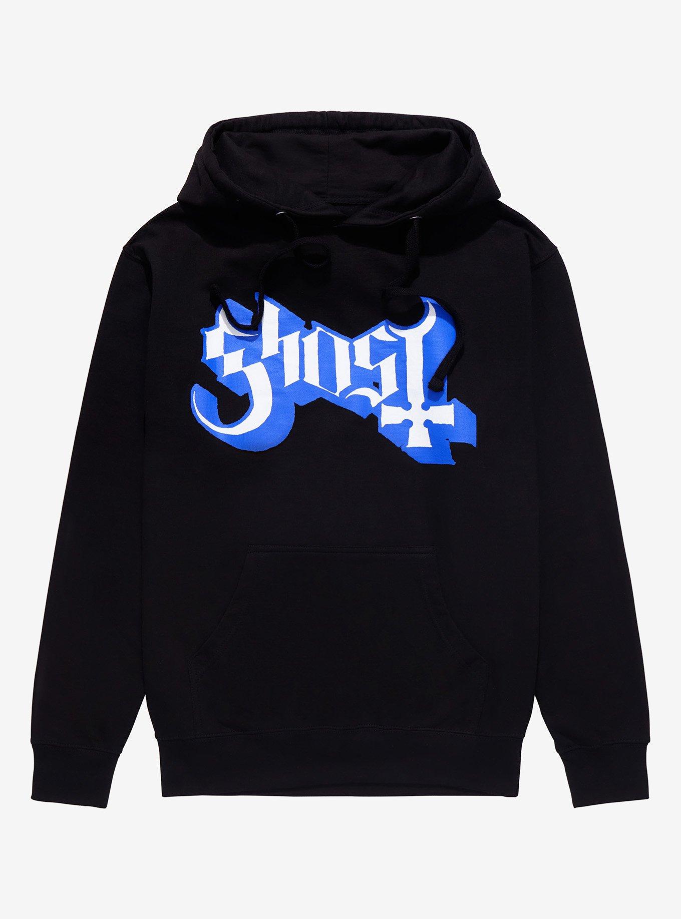 Ghost Stained Glass Papa Emeritus IV Girls Hoodie, BLACK, alternate