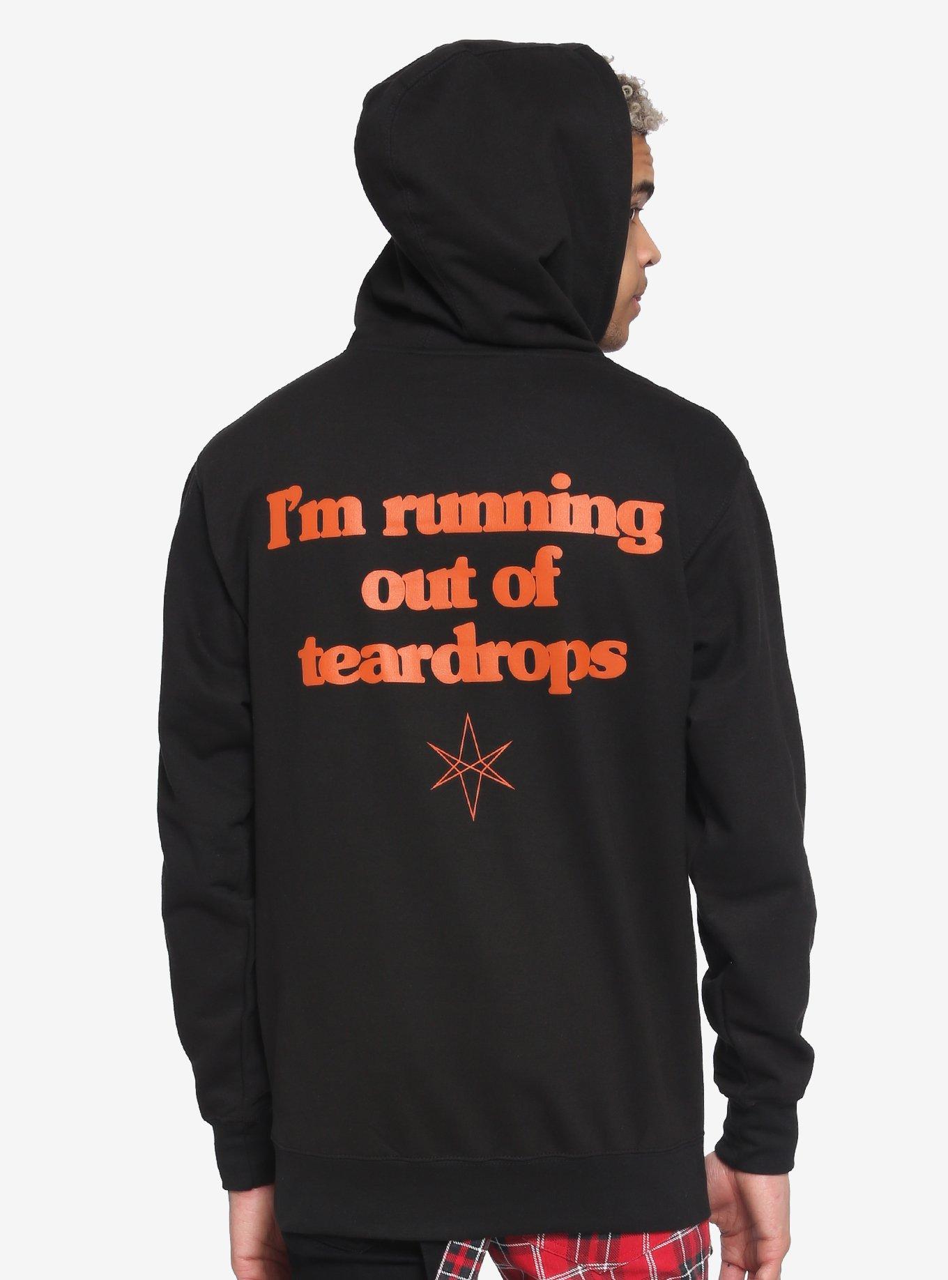 Bring Me The Horizon I'm Running Out Of Teardrops Hoodie, BLACK, alternate