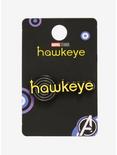 Marvel Hawkeye Logo Enamel Pin - BoxLunch Exclusive, , alternate