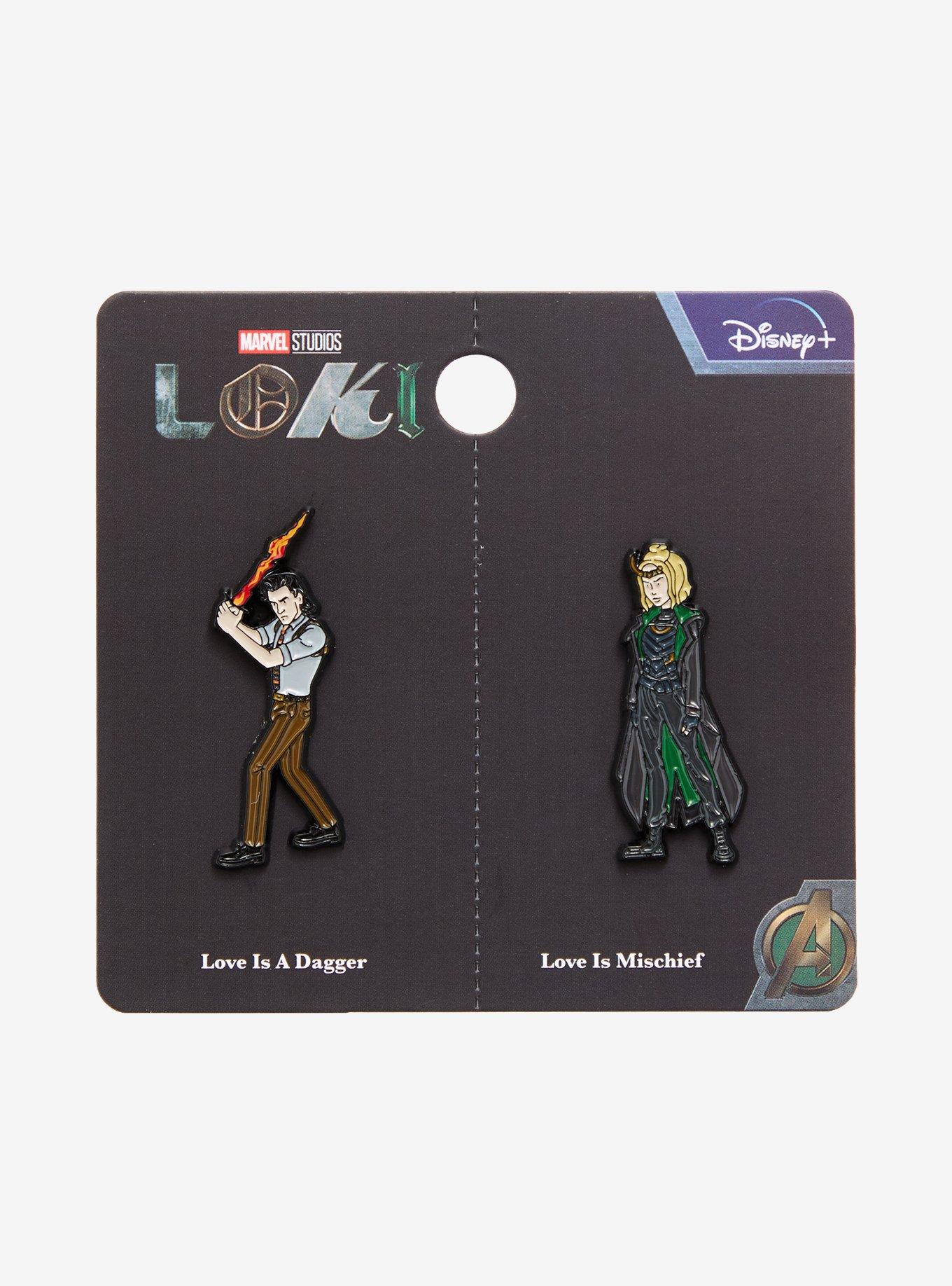 Marvel Loki & Sylvie Enamel Pin Set - BoxLunch Exclusive, , alternate