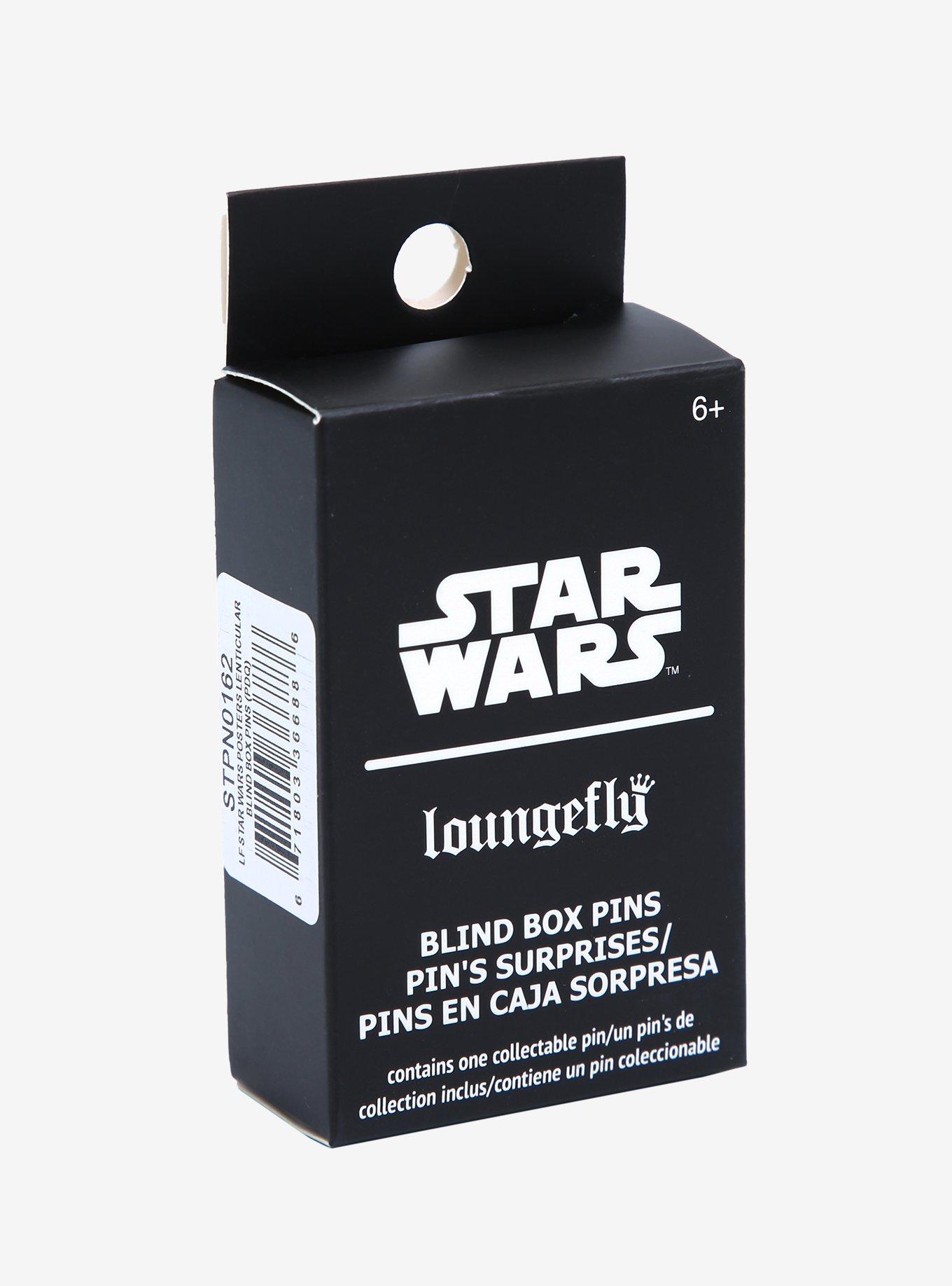 Loungefly Star Wars Lenticular Movie Poster Blind Box Enamel Pin, , alternate